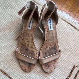 Steve Madden Rose Gold Block Heels
